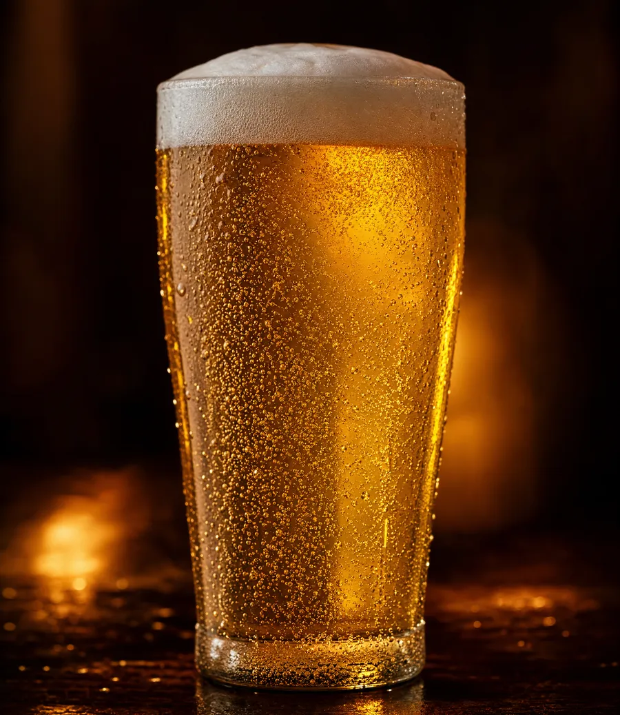 A glass of Lager beer