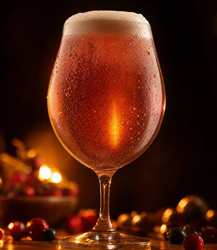 A glass of Sour beer